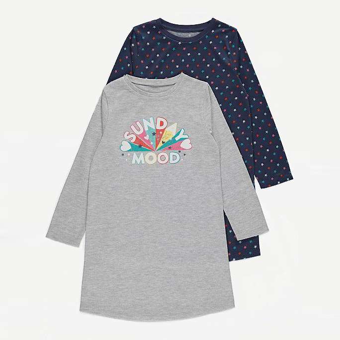 پیراهن دخترانه جورج مدل GEN003144 مجموعه 2 عددی