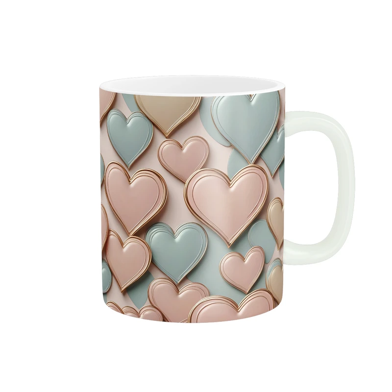  ماگ پاد آفرین طرح قلب کد 1614