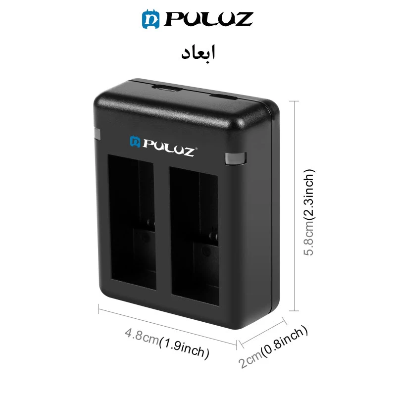 عکس شماره 8 : شارژر باتری پلوز مدل usb dual مناسب برای دوربین گوپرو hero 12-11-10-9
