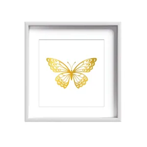 تابلو طلاکوب زرکات طرح پروانه مدل Butterfly