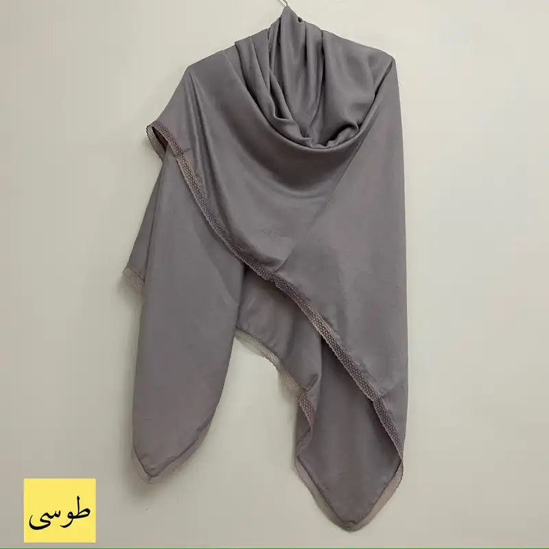 روسری زنانه مدل نخی دور گیپور پاییزه