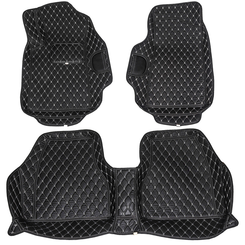 کفپوش 5 بعدی خودرو مدل چرم گلدوزی مناسب برای دنا