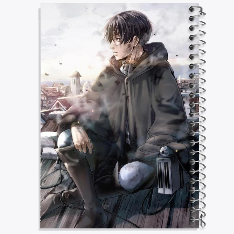 دفتر لیست خرید 50 برگ خندالو طرح لیوای آکرمن انیمه اتک آن تایتان Attack on Titan کد 11021