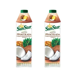 نوشیدنی طبیعی پیناکولادا سان استار - 1 لیتر بسته 2 عددی