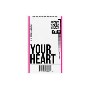نقد و بررسی استیکر لپ تاپ ماسا دیزاین طرح YOUR HEART مدل STK1683 توسط خریداران
