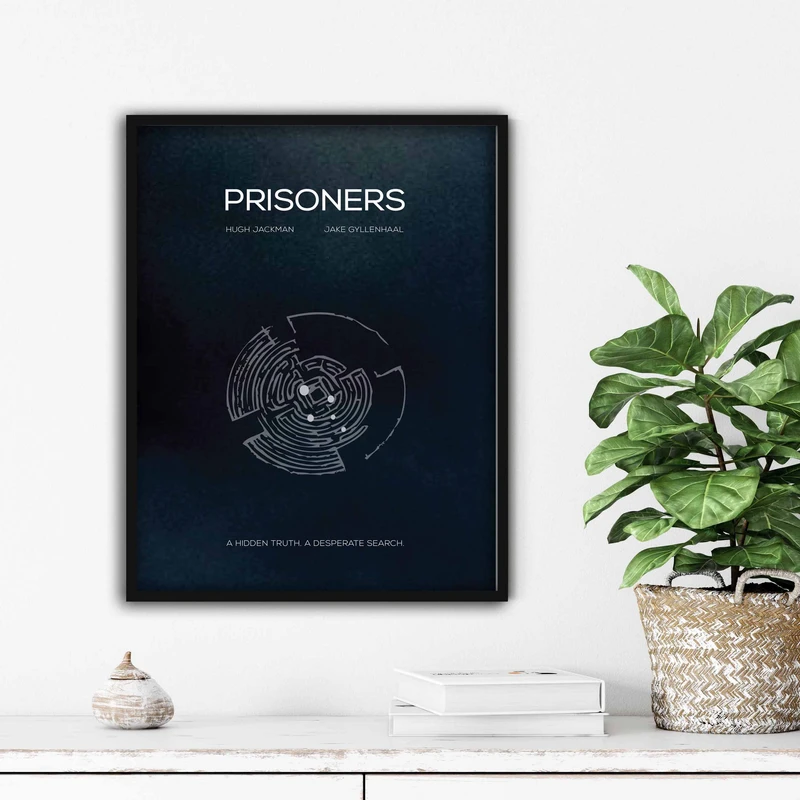 تابلو آتریسا طرح پوستر فیلم prisoners مدل ATm453