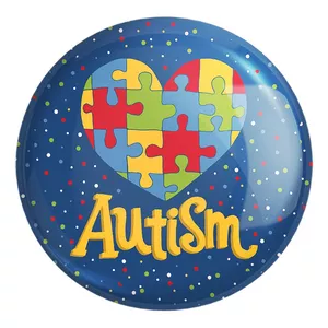 پیکسل خندالو طرح اتیسم Autism کد 26747 مدل بزرگ