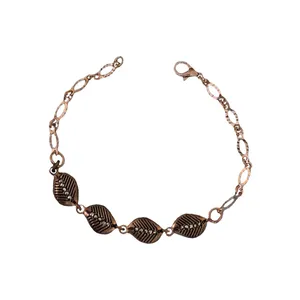 دستبند دست‌ساز زنانه مدل مسی کد S238