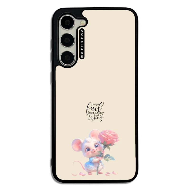 کاور آکام مدل AMC-WSGS23P-ANIMALS QOUTES-14 مناسب برای گوشی موبایل سامسونگ Galaxy S23 Plus