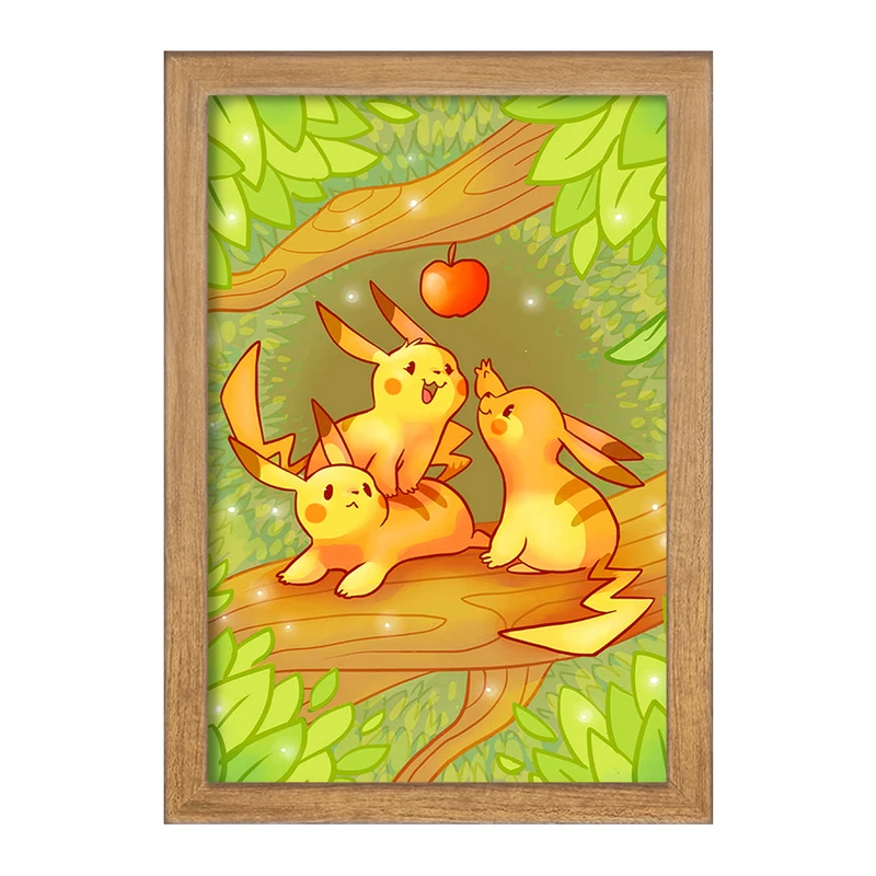 تابلو خندالو مدل پیکاچو انیمه پوکمون  کد 17359