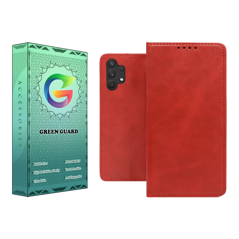 کیف کلاسوری گرین گارد طرح چرمی مدل Bitta مناسب برای گوشی موبایل سامسونگ Galaxy A32 4G