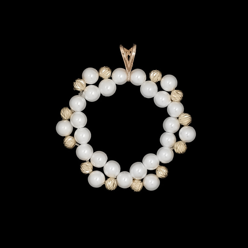 آویز گردنبند طلا 18 عیار زنانه ناریا طرح خورشید