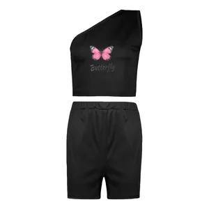 ست نیم تنه و شلوارک زنانه مدل 99