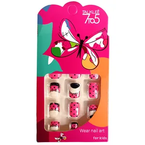 ناخن مصنوعی بچگانه تالکی کد 5l بسته 12 عددی