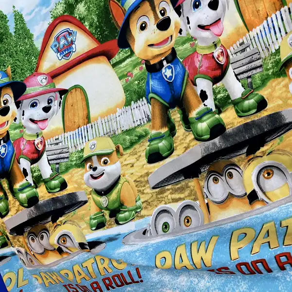 پارچه ملحفه مدل عروسکی کد 90