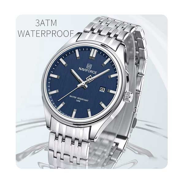 ساعت مچی عقربه‌ای مردانه نیوی فورس مدل NF8039G SSBE