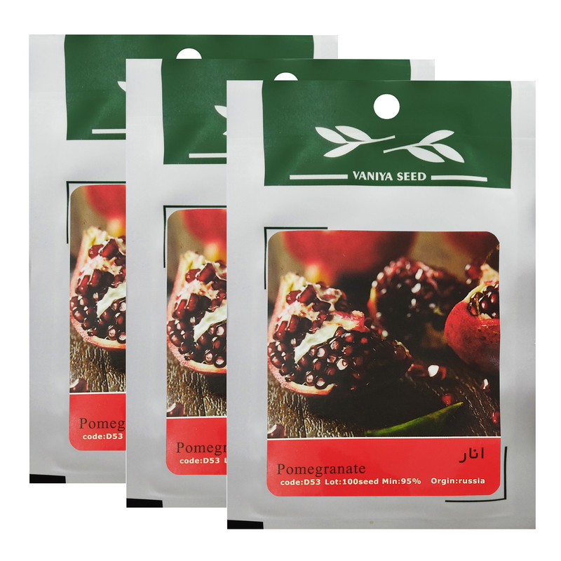 بذر بنسای انار وانیا سید کد D53 مجموعه 3 عددی بذر بنسای انار وانیا سید کد D53 مجموعه 3 عددی