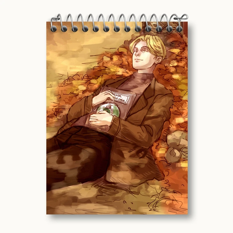 دفتر یادداشت 50 برگ خندالو مدل یوهان لیبرت انیمه مانستر Monster کد 17120