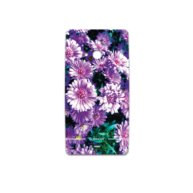 برچسب پوششی ماهوت مدل Purple-Flower مناسب برای گوشی موبایل مایکروسافت Lumia 535