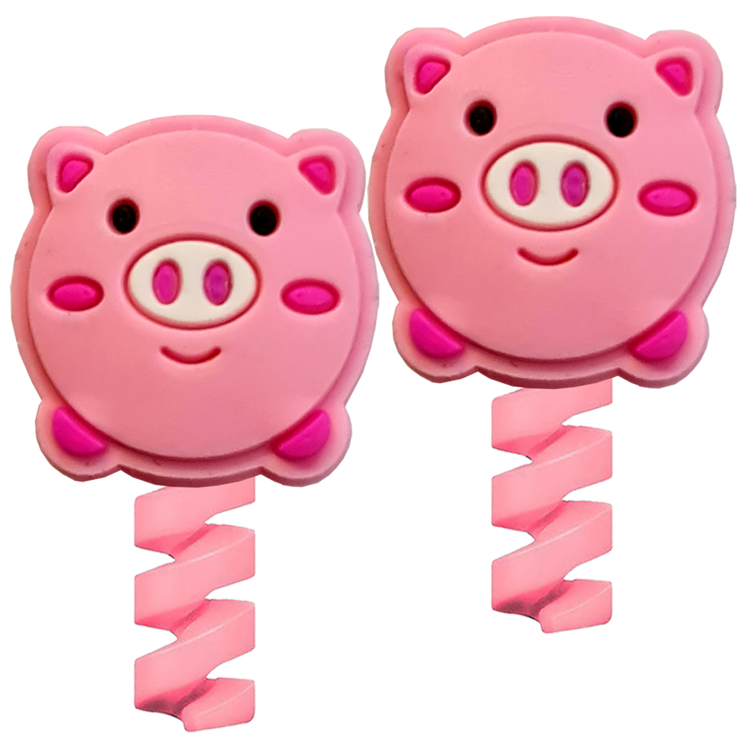 نقد و بررسی محافظ کابل مدل Cute Pig F02 بسته 2 عددی توسط خریداران