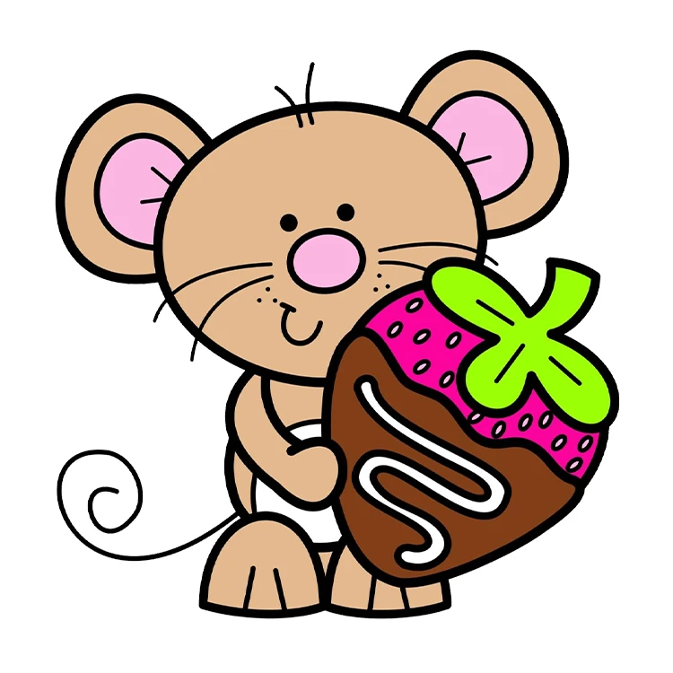 استیکر پارچه و لباس پاد آفرین مدل کارتونی کیوت فانتزی بامزه کد S3692