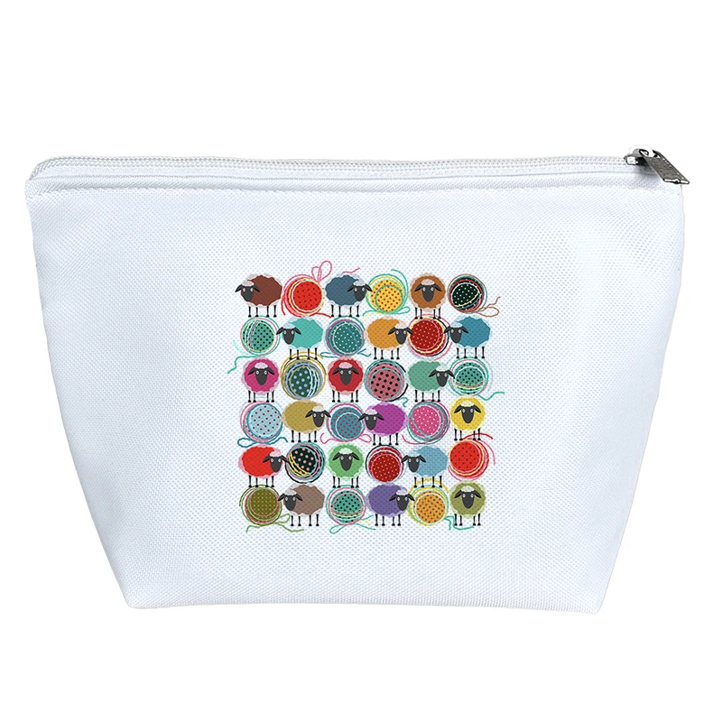 کیف لوازم آرایش دخترانه خندالو مدل گوسفند کد 1751