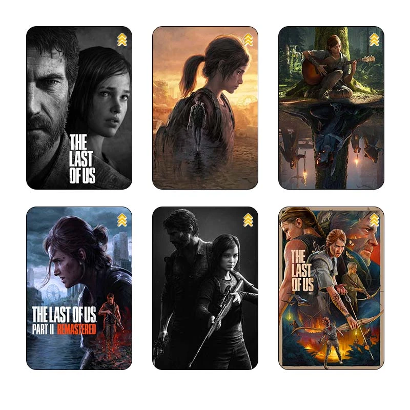 استيکر کارت کارنيکا طرح لست اف اس The Last of Us کد 39257 مجموعه 6 عددی