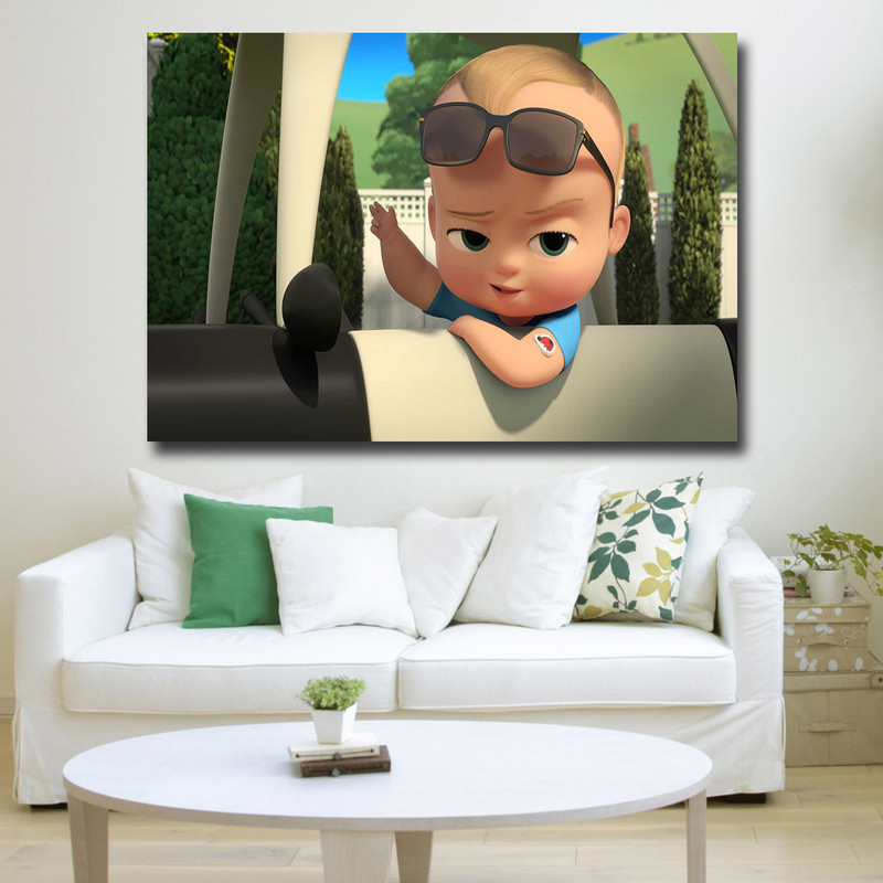  تابلو کودک و نوزاد مدل بچه رئیس کد 22