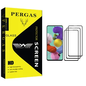 Waily Nice Pergas Glass Screen Protector For Samsung Galaxy A51 Pack Of 3