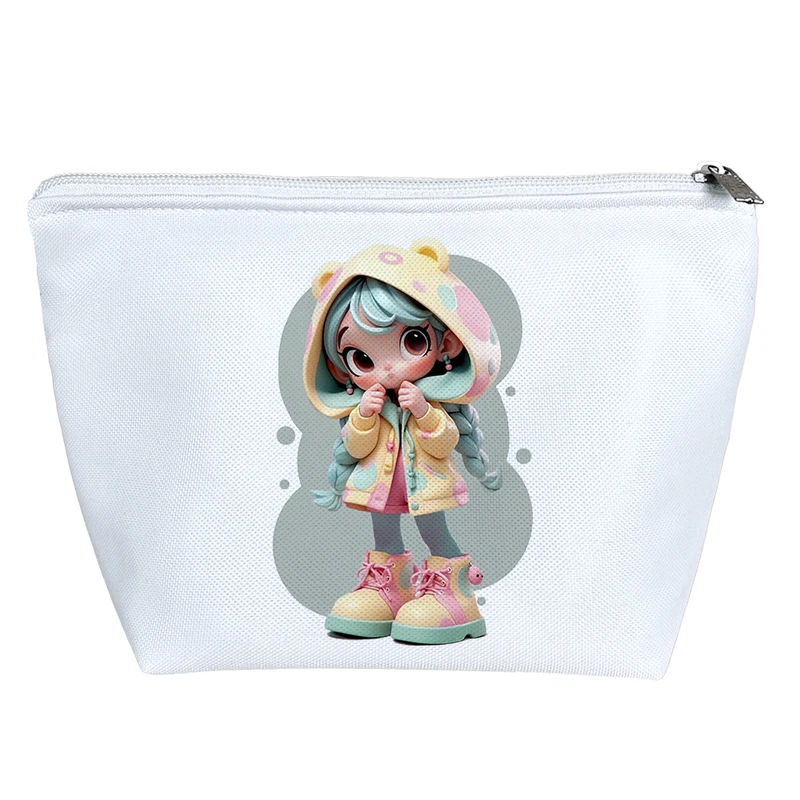 کیف لوازم آرایش دخترانه خندالو مدل دختر کد 10039