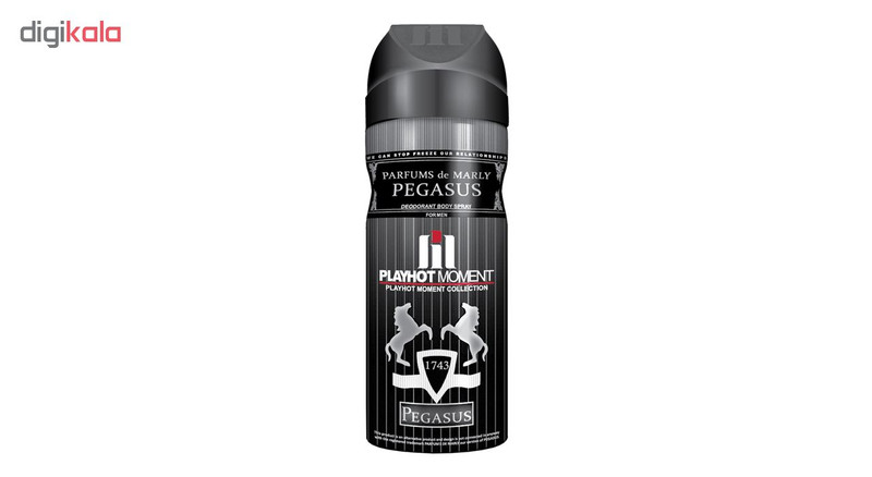 اسپری خوشبو کننده بدن مردانه پلی هات مومنت مدل PARFUMS de MARLY PEGASUS حجم 200 میلی لیتر