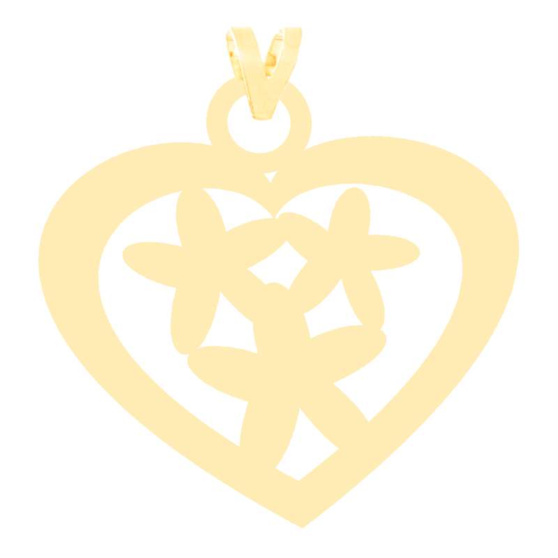 آویز گردنبند طلا 18 عیار زنانه کرابو طرح قلب مدل Kr3188 آویز گردنبند طلا 18 عیار زنانه کرابو طرح قلب مدل Kr3188