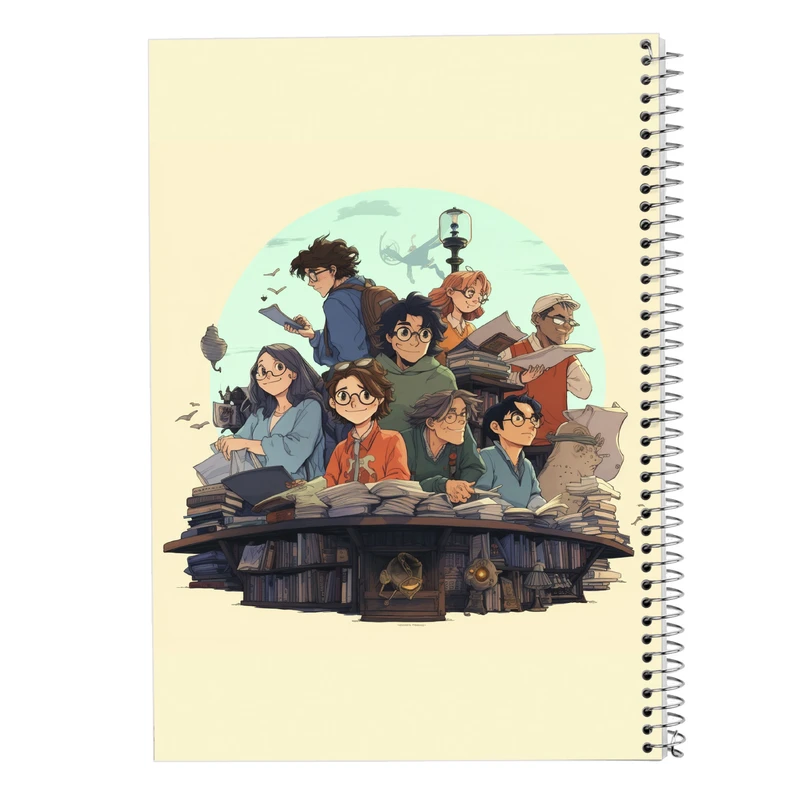 دفتر نت موسیقی 50 برگ مدوپد مدل Ghibli کد DF2481