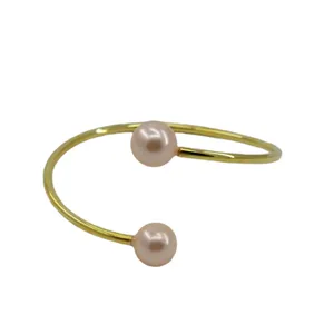 دستبند نقره زنانه مدل مروارید TA