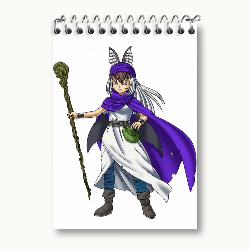 دفتر یادداشت 50 برگ خندالو مدل بازی دراگون کوئست (Dragon Quest) کد 35250