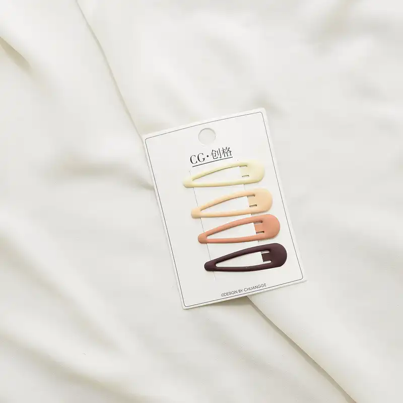 گیره مو زنانه مدل تق تقی مجموعه 4 عددی