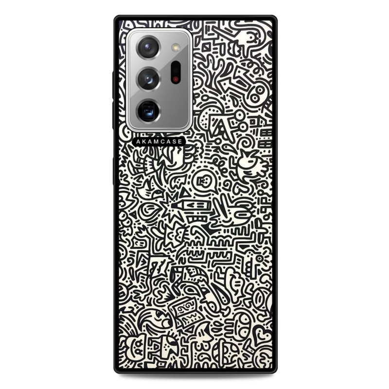 کاور آکام مدل AMC-WSGN20U-DOODLE17 مناسب برای گوشی موبایل سامسونگ Galaxy Note 20 Ultra