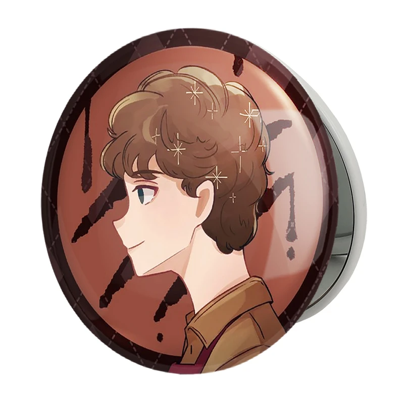 آینه جیبی خندالو طرح سریال ونزدی Wednesday مدل تاشو کد 25234 