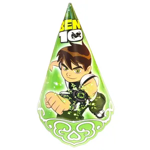 کلاه تولد مسترتم طرح بن تن پلاس بسته 6 عددی