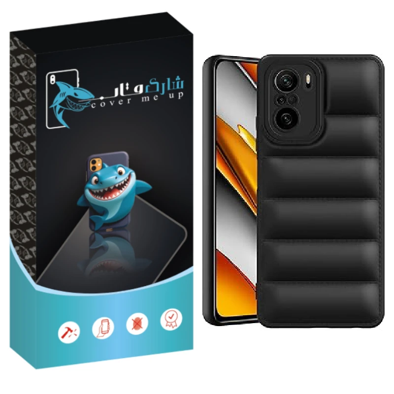 کاور شارک قاب مدل پافری مناسب برای گوشی موبایل شیائومی Poco F3