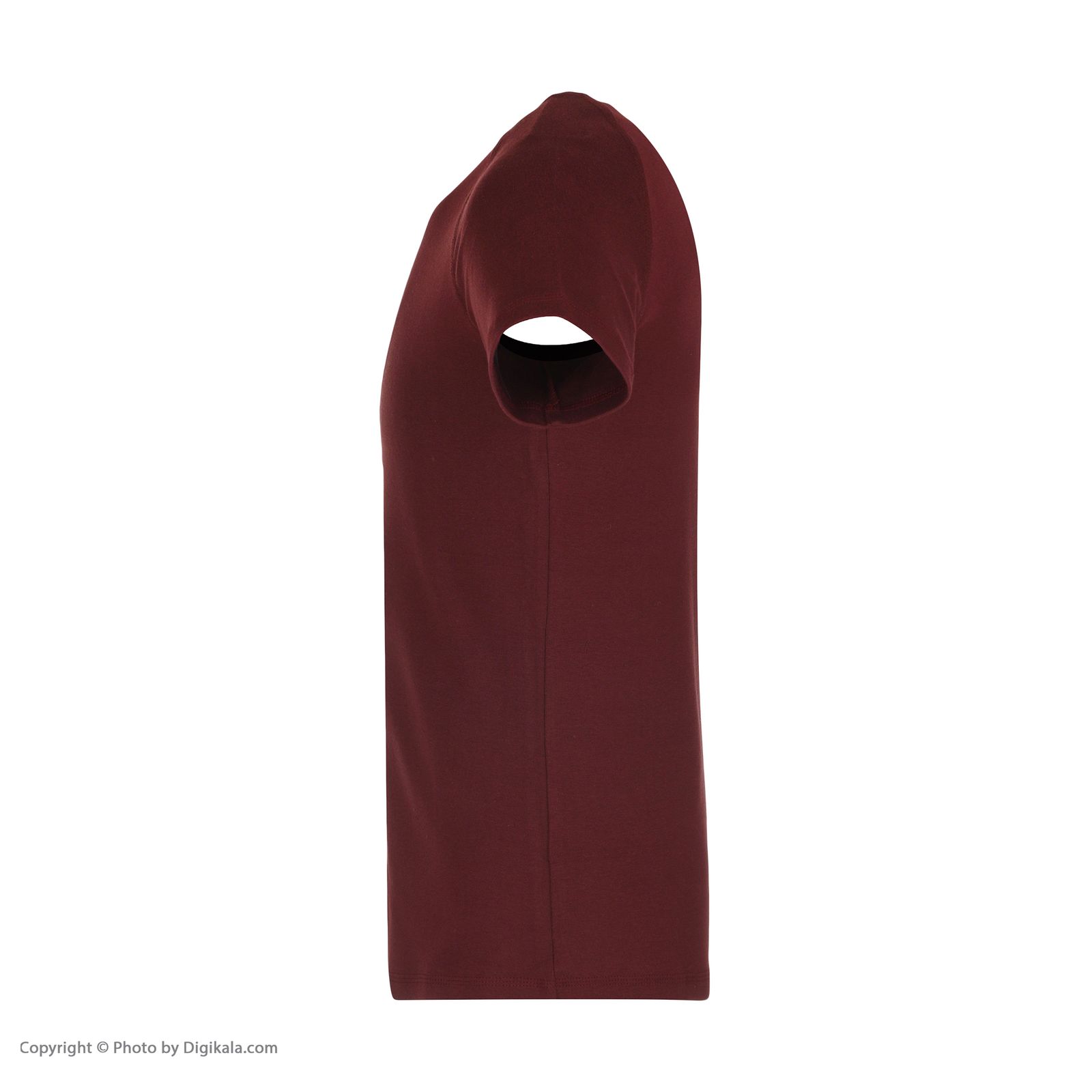 تی شرت آستین کوتاه مردانه رینگ مدل TMK00508-Crimson -  - 4