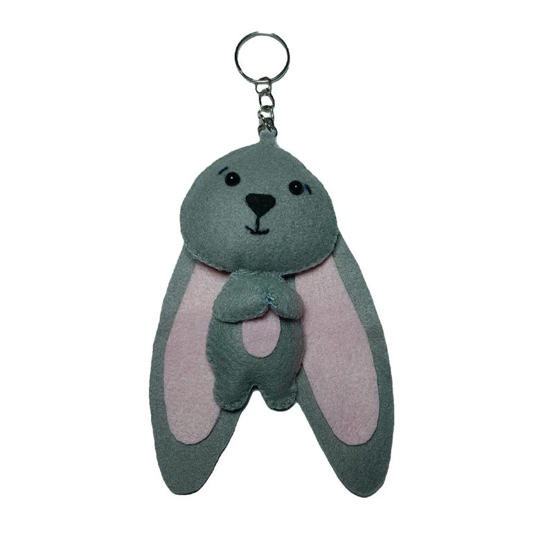 جاکلیدی دخترانه مدل نمدی خرگوش