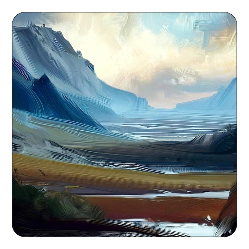 مگنت کاکتی طرح نقاشی رنگ روغن مدل mp73202