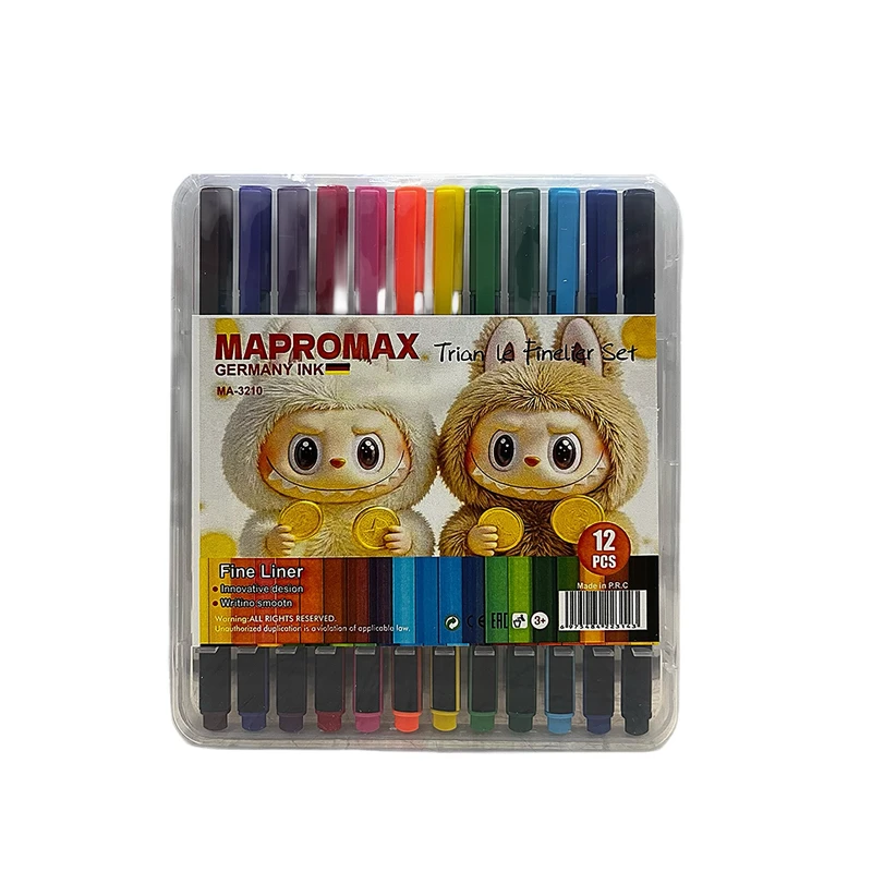 روان نويس 0.5 ميلى مترى مپرومكس مدل لبوبو بسته 12 عددى