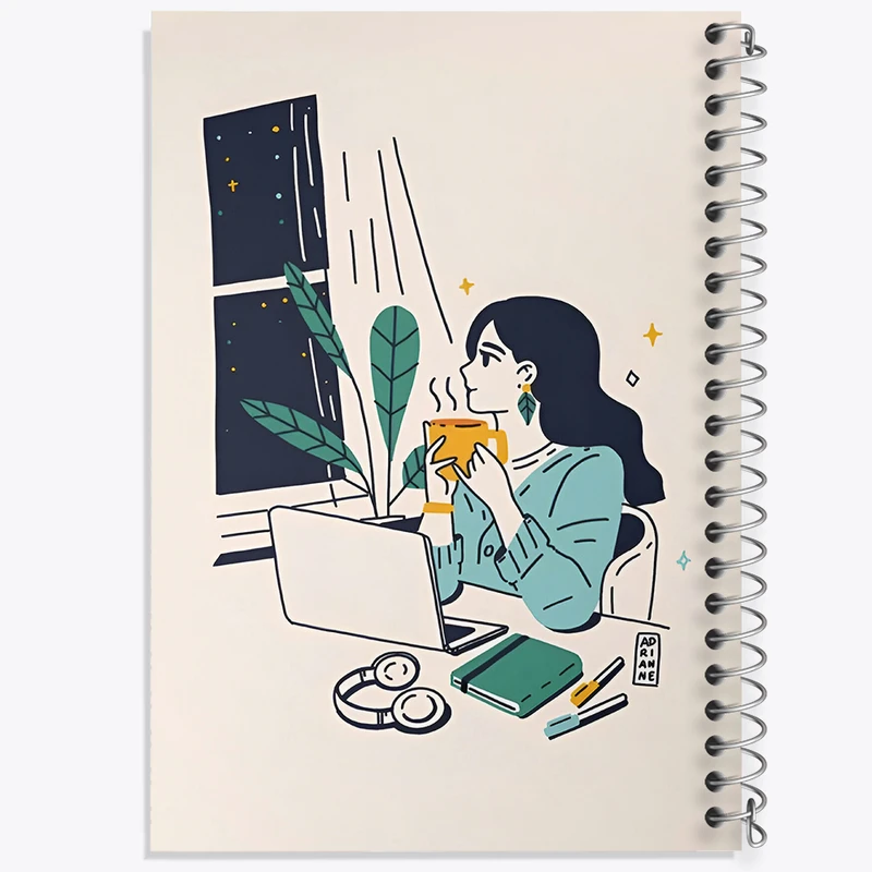 دفتر لیست خرید 50 برگ خندالو طرح دختر کارمند کد N5649