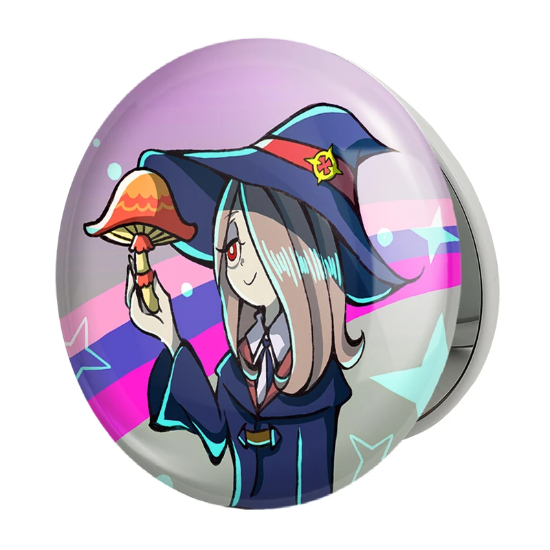 آینه جیبی خندالو طرح سوسی انیمه جادوگران کوچک Little Witch Academia مدل تاشو کد 22839 