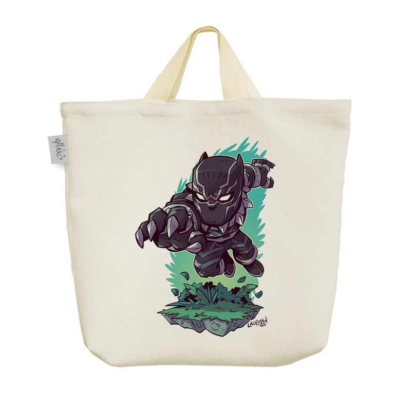 ساک خرید خندالو مدل Black Panther کد 5839