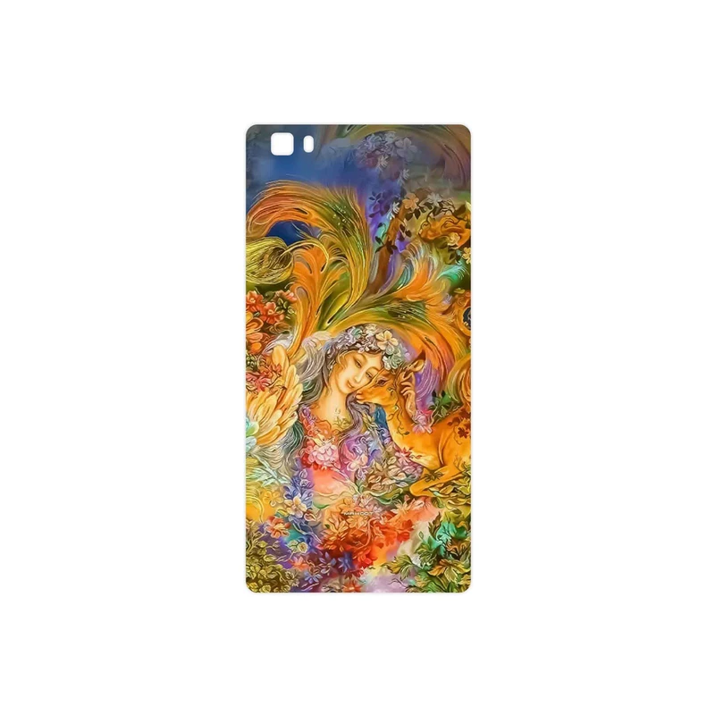 برچسب پوششی ماهوت مدل Persian miniature 3 مناسب برای گوشی موبایل هوآوی P8 Lite