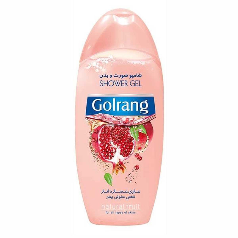 شامپو صورت و بدن گلرنگ مدل انار وزن 400 گرم به همراه شامپو صورت و بدن مدل چای سبز