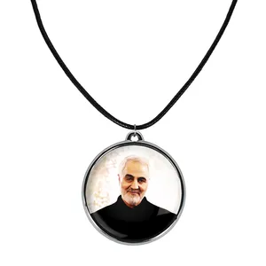 گردنبند خندالو مدل سردار قاسم سلیمانی کد 26042599